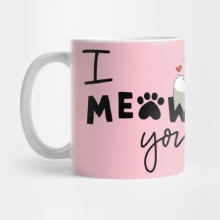 meaw shirt for cat lover Mug